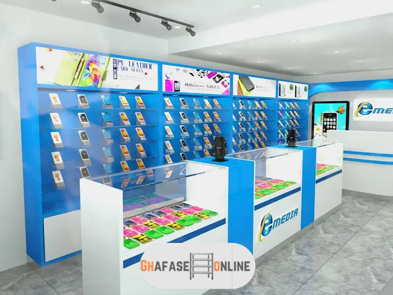 هزینه دکوراسیون مغازه موبایل فروشی