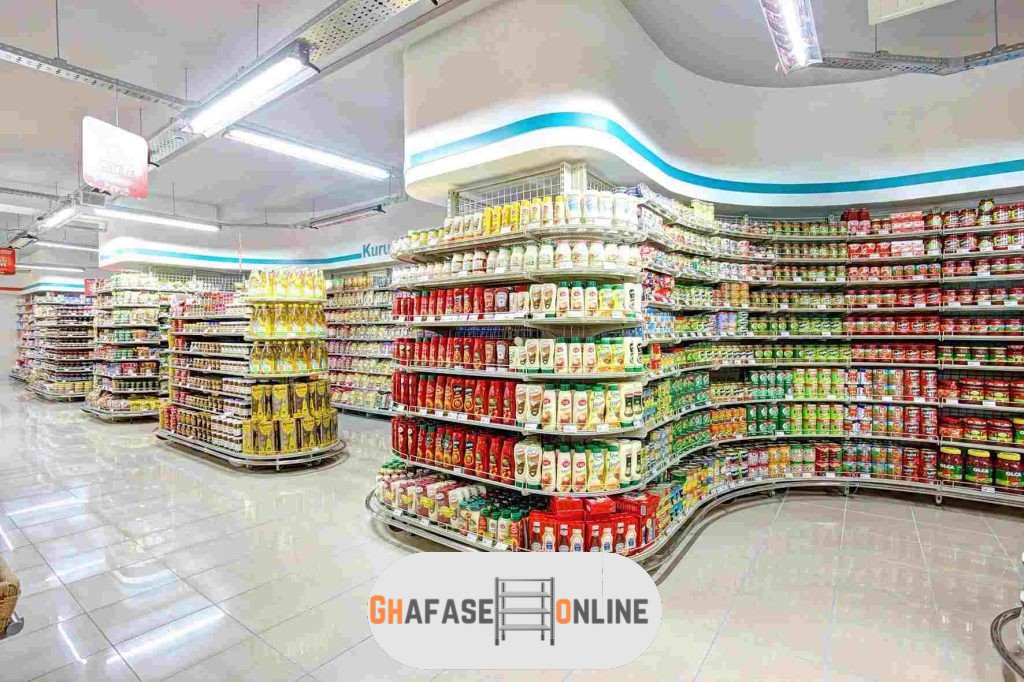 طراحی قفسه مغازه