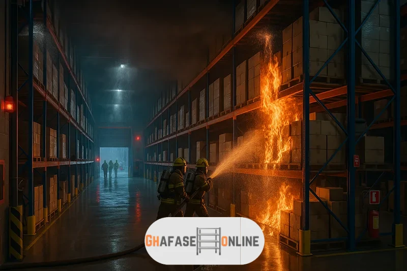 آتش‌سوزی در انبار: راهنمای جامع پیشگیری و آمادگی