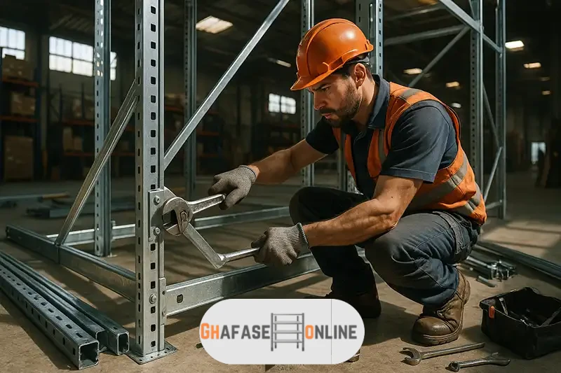 نصب قفسه راک به چه صورت است؟ آموزش نصب قفسه راک صنعتی