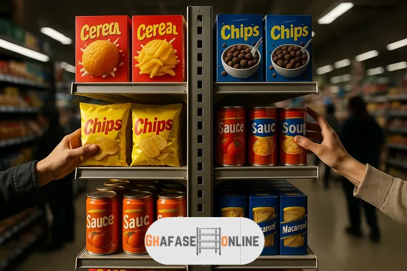 تفاوت قفسه فروشگاهی یک طرفه و دو طرفه