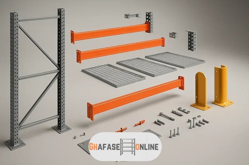 اجزای تشکیل دهنده قفسه راک: 7 قطعه اصلی که باید بشناسید.