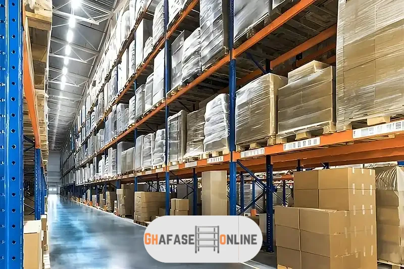 تعمیر یا تعویض قفسه پالت راک در انبار