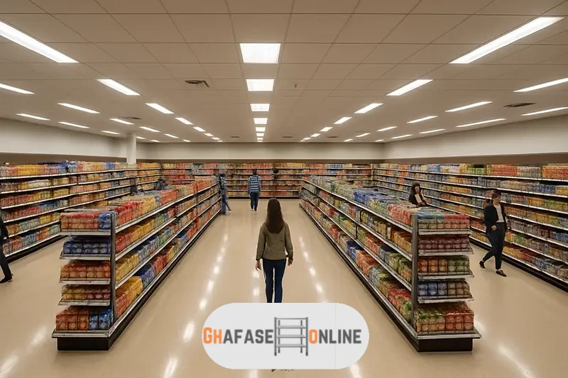 طراحی قفسه مغازه